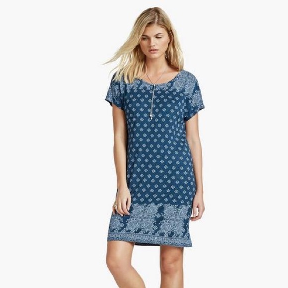 Lucky Brand Printed T Shirt Dress size medium⭐️ - Picture 1 of 6